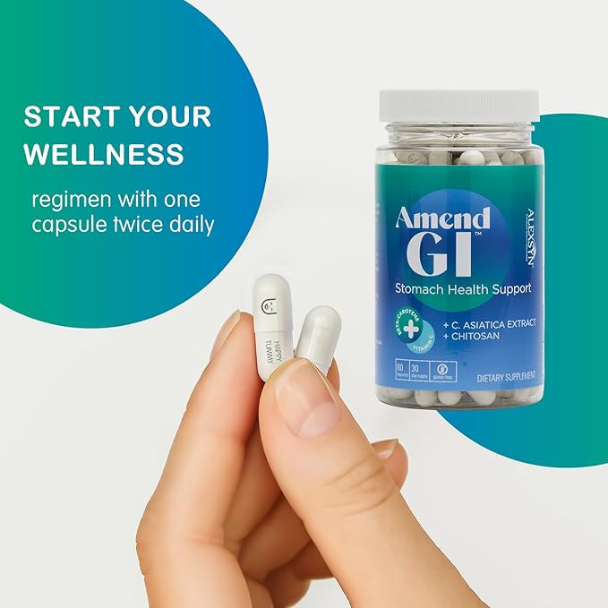 Amend GI All-Natural Stomach Health Support 60 Capsules