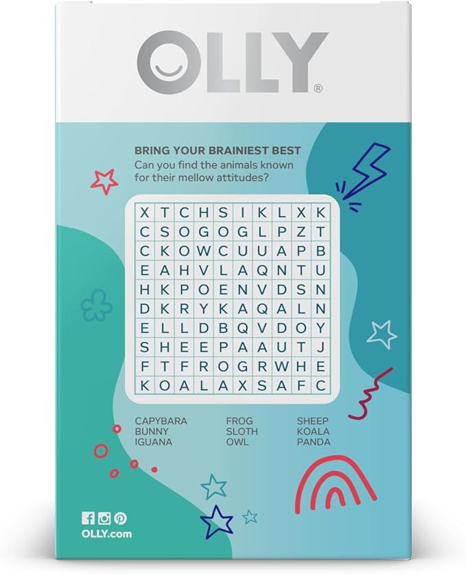 OLLY Mellow Buddies L’OLLY Pops, Omega-3 25 Count