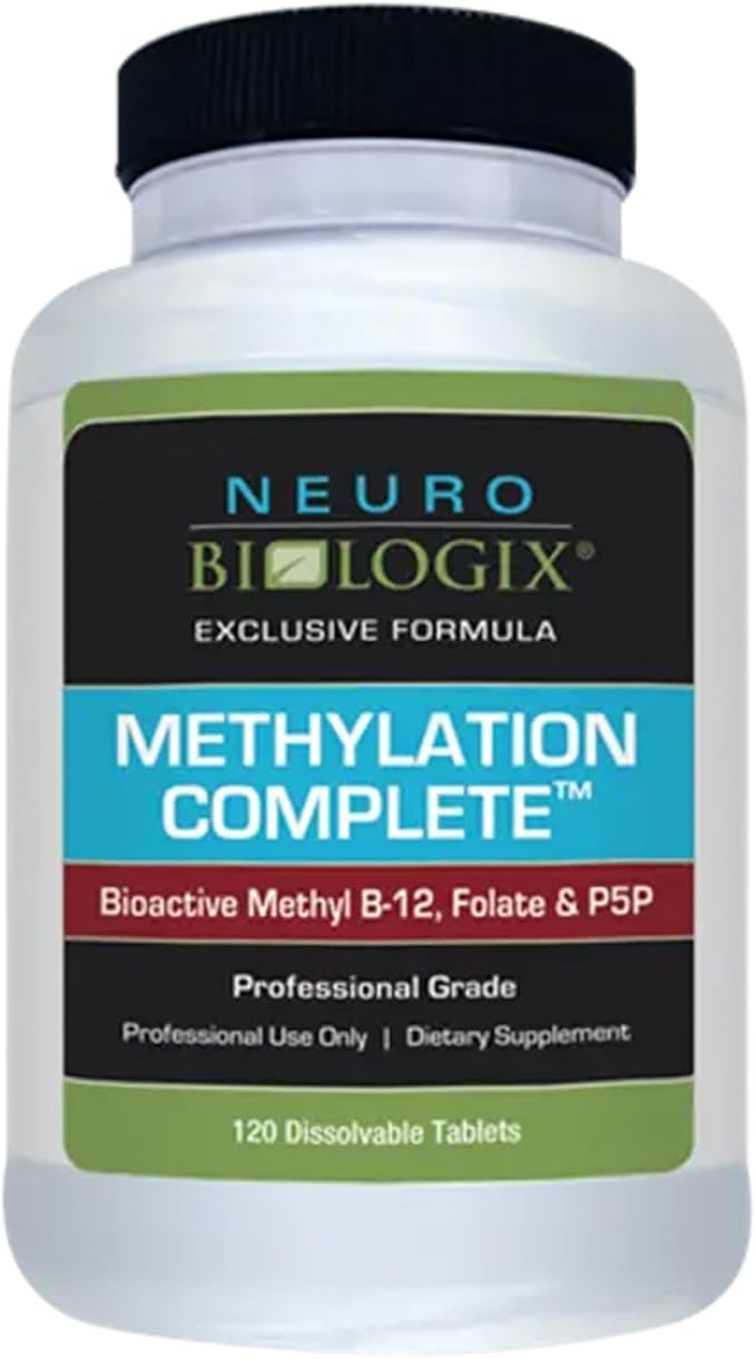 Neuro biologix Methylation Complete B12 Methylcobalamin, B6, & 5-MTHF for 120 Tablets