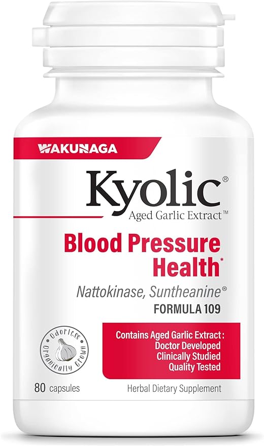 Kyolic Aged Garlic Extract Formula 109, 80 Capsules