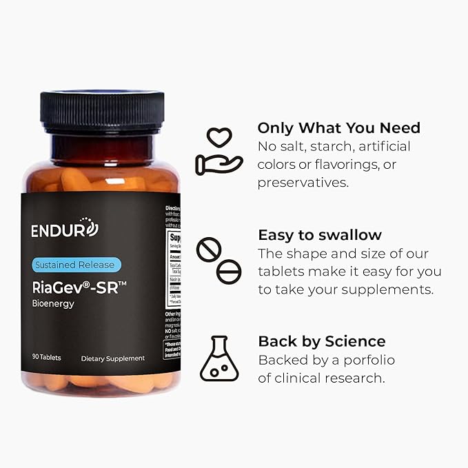 RIAGEV SR Sustained Release Dietary Supplement for Healthy Aging and NAD+ Cellular Energy, 90 Tablets Company
