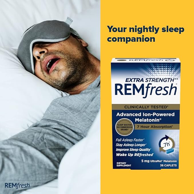REMfresh Extra Strength 5mg Melatonin Sleep (36 Caplet) #1 Doctor