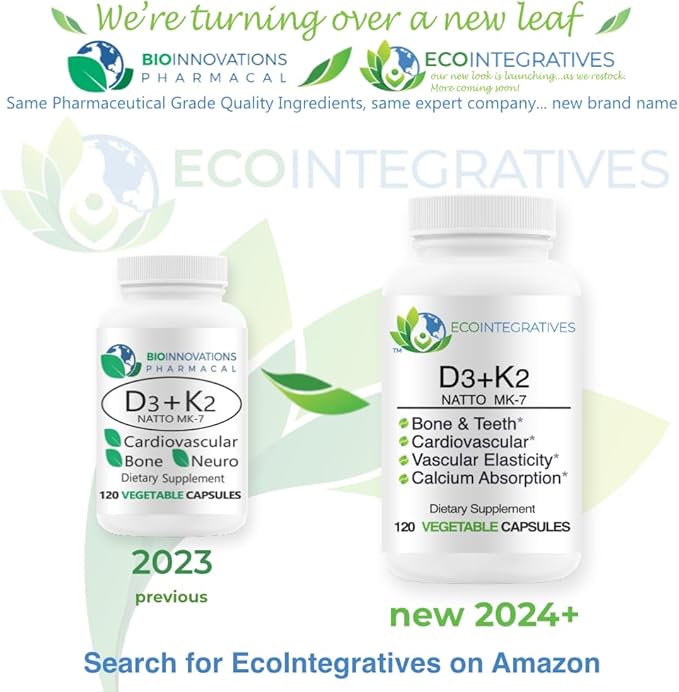D3+K2 10,000IU D3 Cholecalciferol 100mcg, MK7 120 Capsules