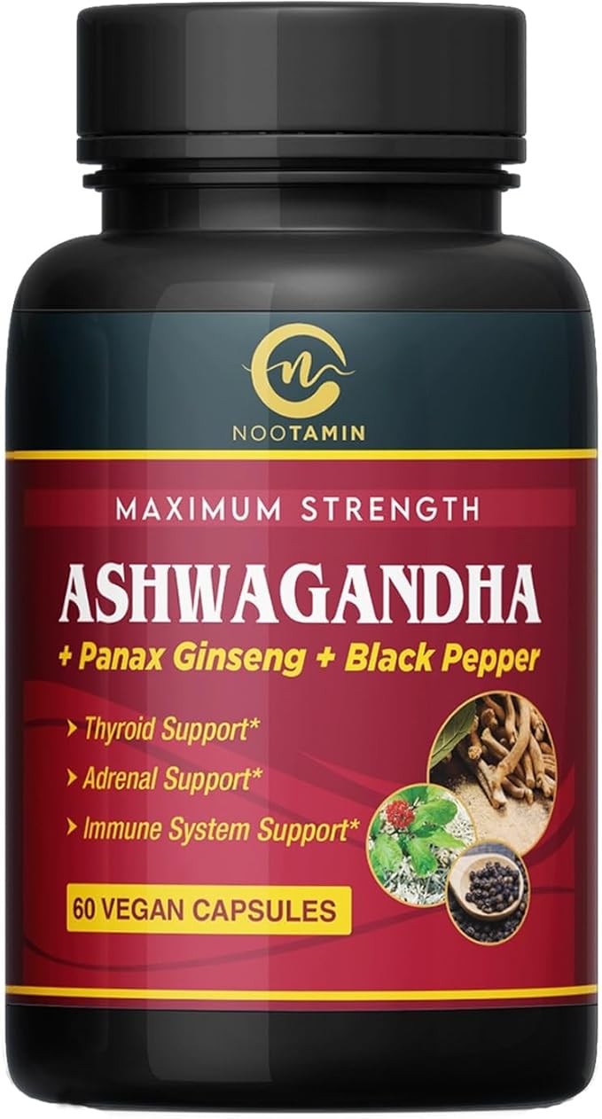 Organic India Ashwagandha Capsules 5700mg 60 Vegan 2 Months