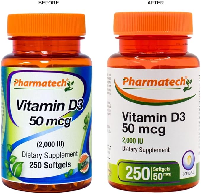 Vitamin D3 2000 IU, 50 mcg, 250 Mini