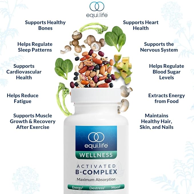 Equilife - Activated B-Complex, Super B-Complex (60 Veggie