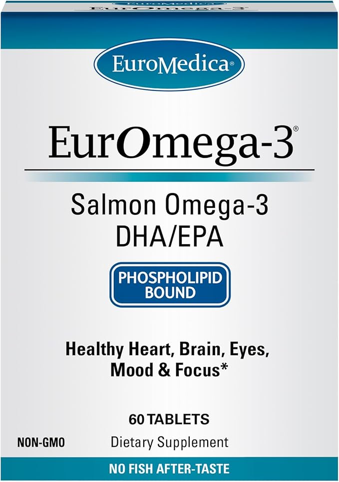 Euromedica EurOmega-3 (60 Tablets) Omega-3 Fatty 30 Servings