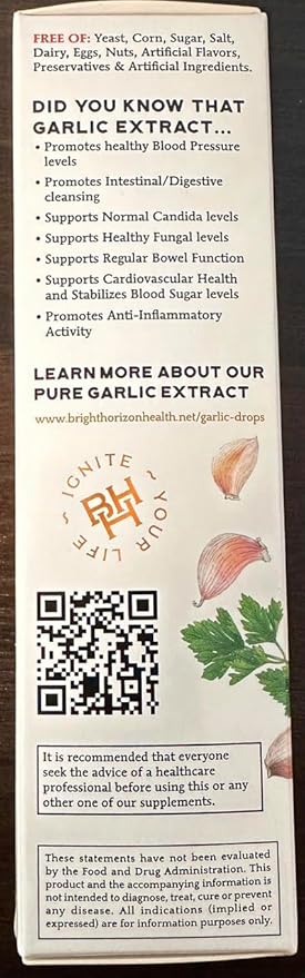 Pure Garlic Extract with Allicin Classic 1 fl