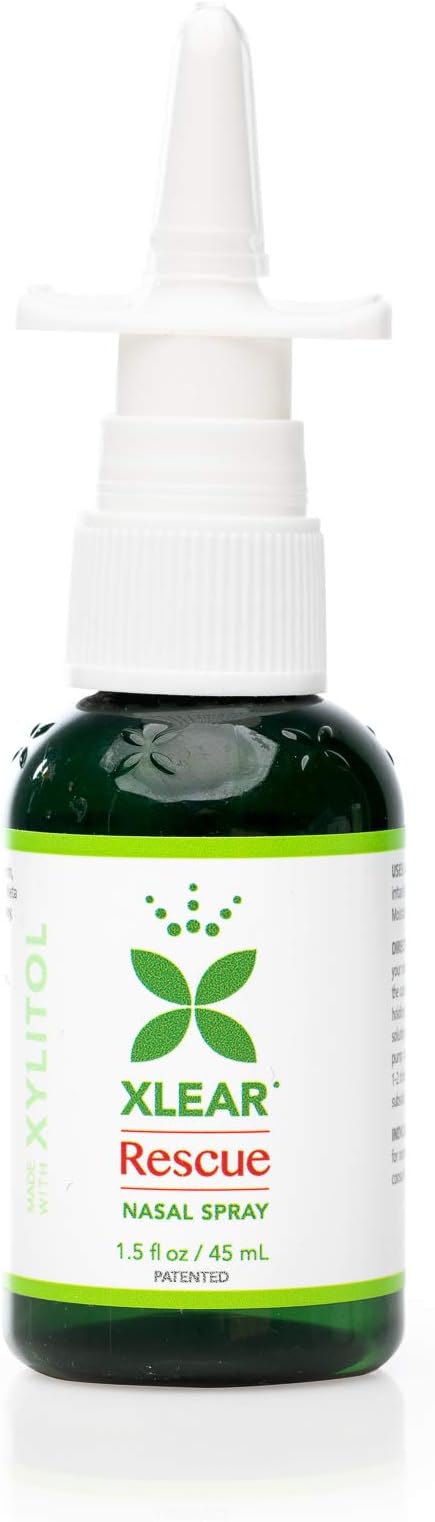 Xlear Rescue Nasal Spray with Xylitol, 3)