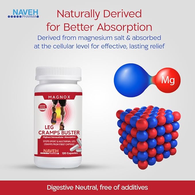 MAGNOX® Leg Cramps Buster 380mg Magnesium 3X More 120 Caps