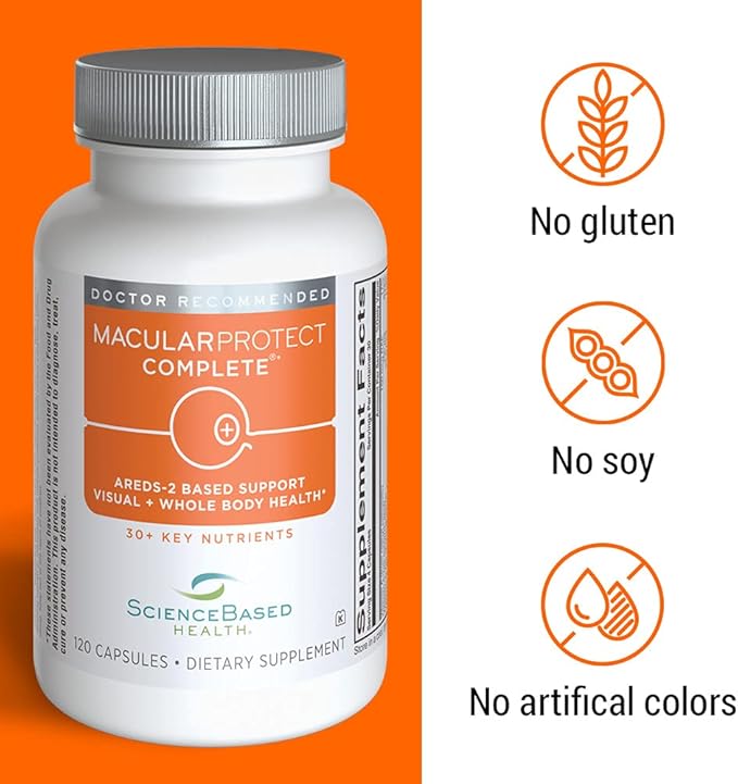 MacularProtect Complete All-in-One AREDS 2 Vitamin 120 Capsules