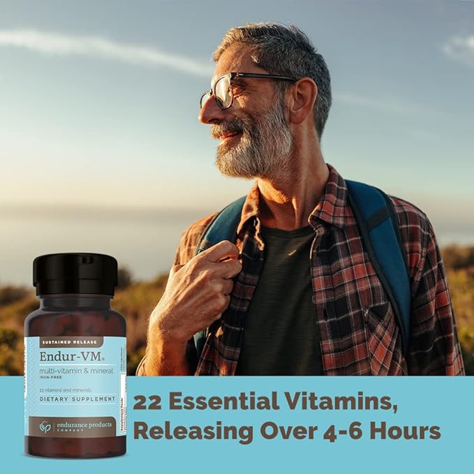 ENDUR-VM - WITHOUT IRON – Sustained-Release B12 - 60 Tablets