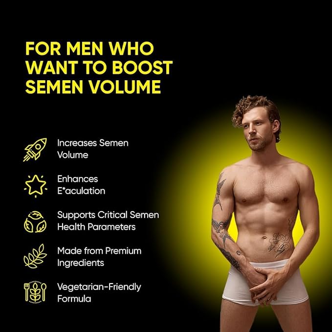 Improves Sperm Volume and Load โ Semen Volume Supplement - 60 Capsules