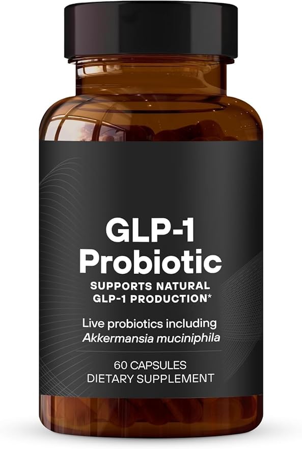 60 PCS GLP-1 Probiotic - AFU Multi-Strain Probiotic + Prebiotic, Naturally Support GLP-1 Production, Delayed Release, Third-Party Tested, for Men & Women 60 Servings (Pack of 1)