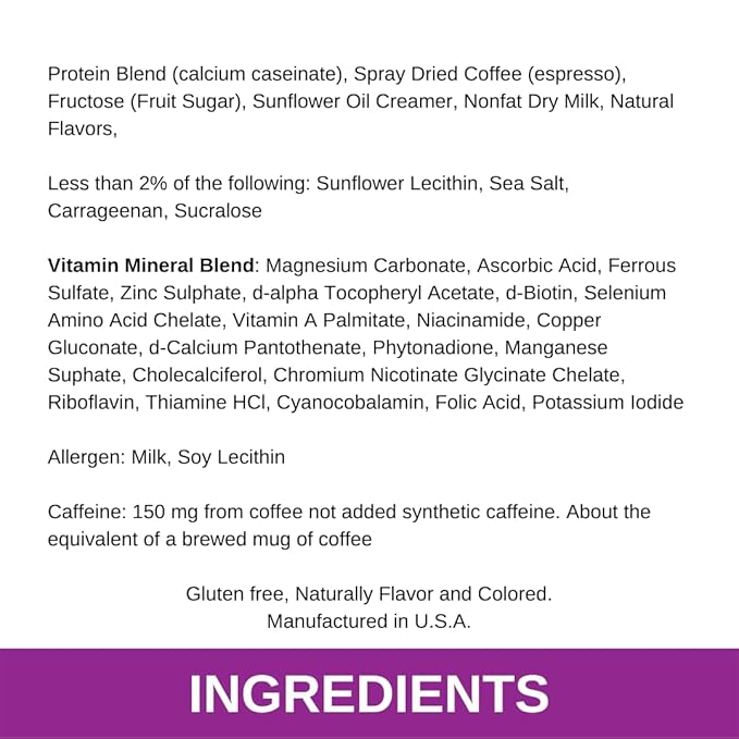 Click Coffee Protein Powder Packets, High (150mg Caffeine), 23 Essential