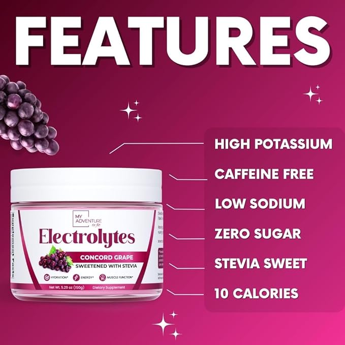 Zero Sugar - Concord Grape Electrolytes 30 Servings