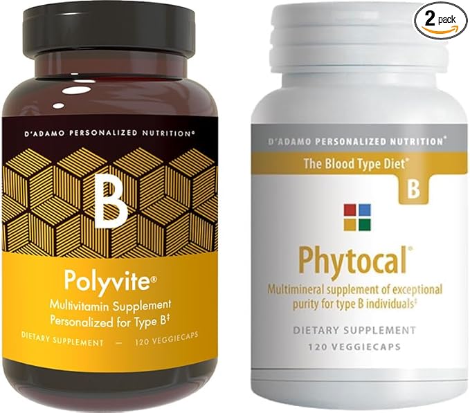 D'Adamo Personalized Nutrition - Optimal Health Stack (Blood Type B)