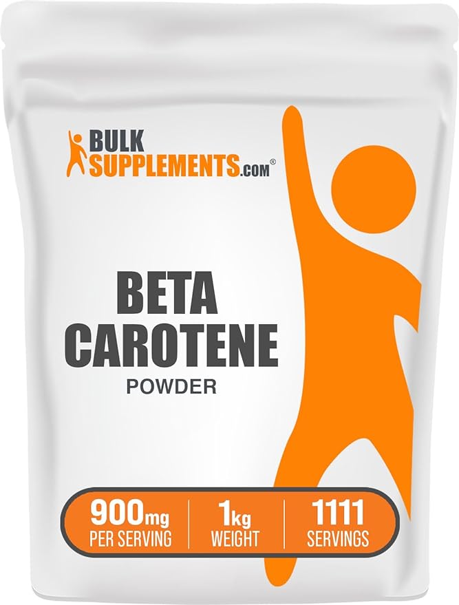 BulkSupplements.com Beta Carotene Powder (1 Kilogram 2.2 lbs)