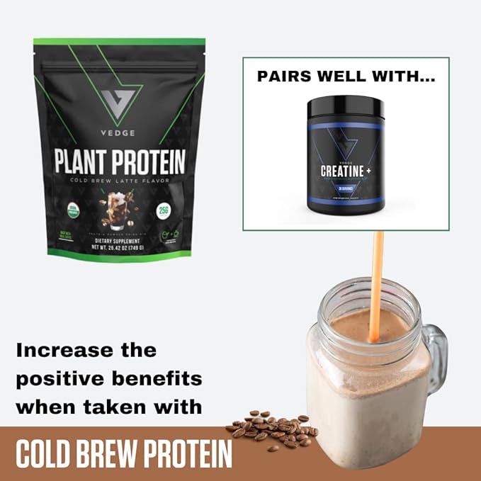 vedge Certified Organic Plant Protein Cold (20 Servings)