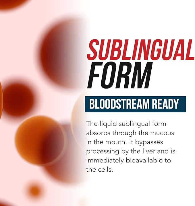 BioActive Vitamin B12 5000 mcg 3 BioActive B12 Forms B12, Adenosyl B12 & B12 | (60 Servings)