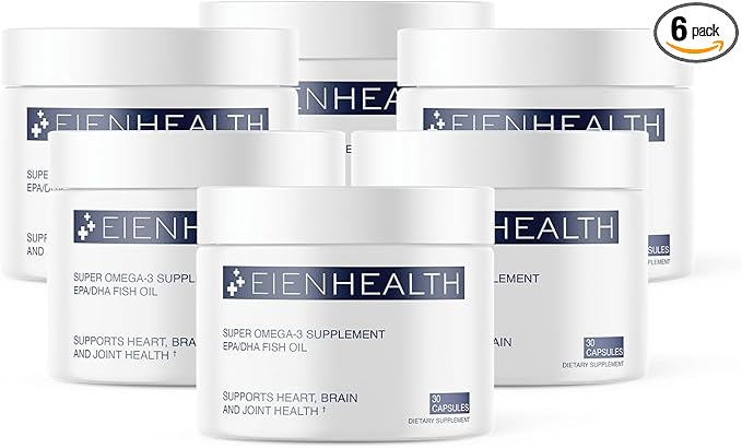 EienHealth Super Omega-3 Supplement EPA/DHA Fish 30 Capsules 6)