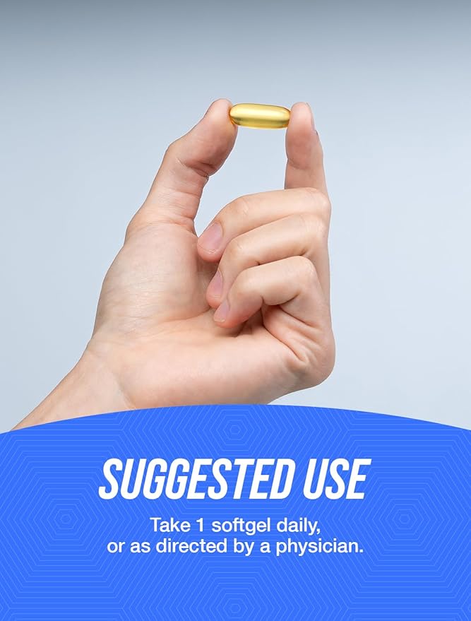 BulkSupplements.com Fish Oil 1000mg Softgels 3, Fish 1 Softgel 240 Softgels 1)