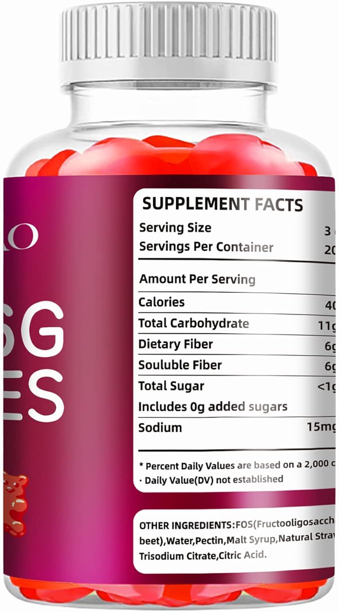 CNHLDAO 6g Fruity Bites Daily Prebiotic 60 Count (2 per