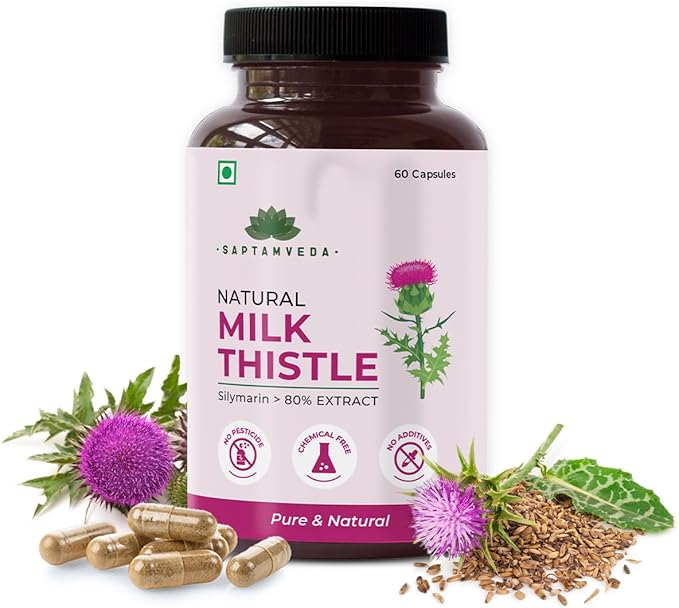 Natural Milk Thistle Extract with 1000mg(60 Capsules 1)