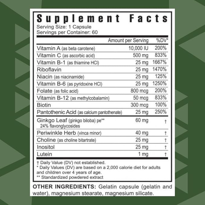 Youngevity Ultimate Memory FX™: Ginkgo Leaf, (60 Capsules)