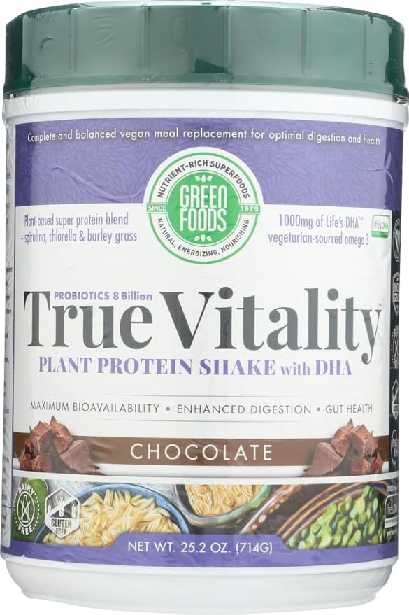 Green Foods True Vitality, Chocolate, 25.2 Ounce