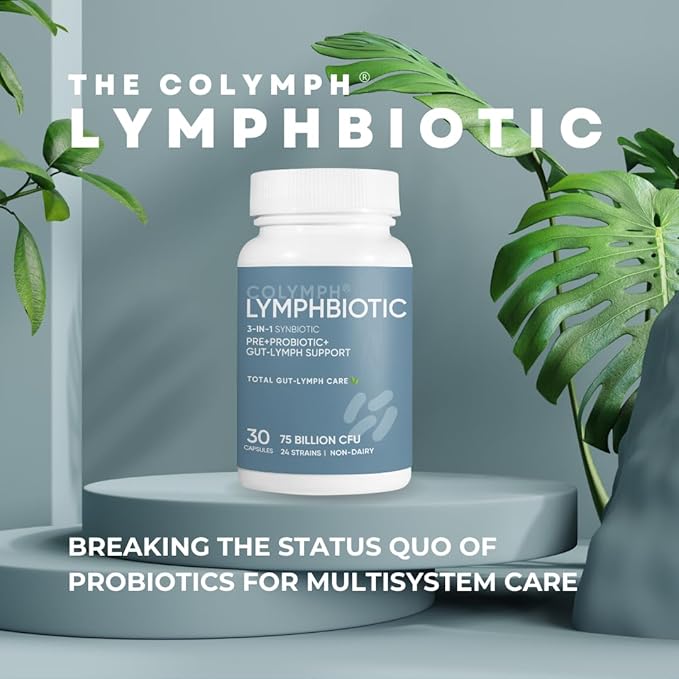 CoLymph® Lymphbiotic: 3-in-1 Synbiotic. Vegan Prebiotic,