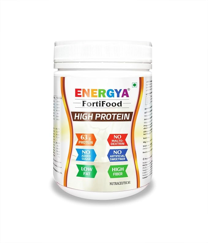 FORTIFOOD High Protein Powder 63g, Taste Best Whey & Plant Protein + Prebiotic Fiber, 24 Vitamins Minerals for Muscle, Metabolic & Women Health, Recovery, Immunity