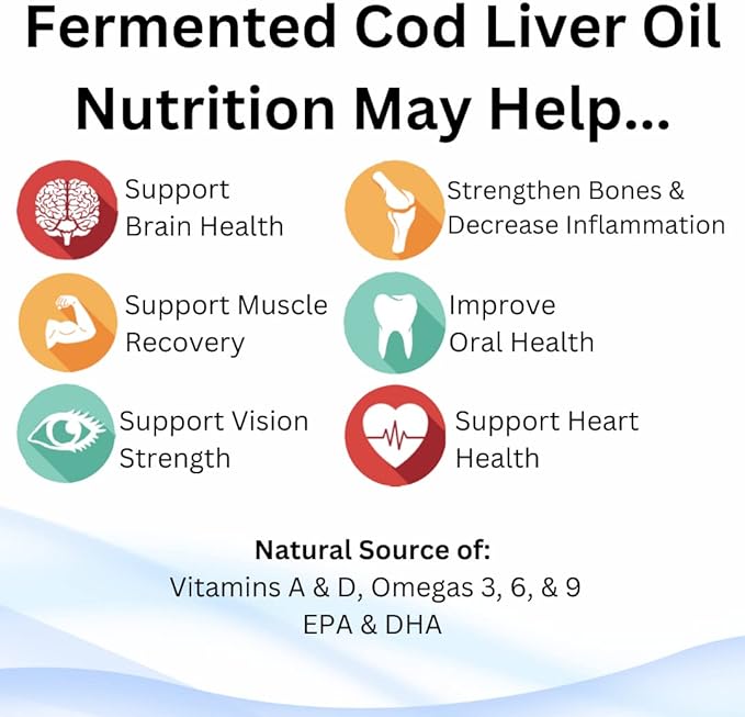 Green Pasture - Fermented Cod Liver 6 fl. 3 Omega 6 Omega 9 (6oz (6oz Cinnamon)