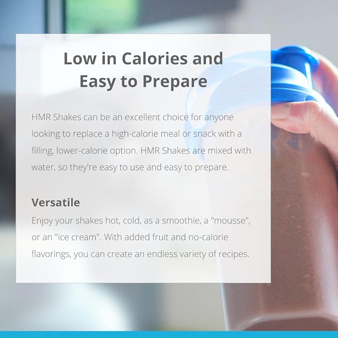 HMR "Classic" 70 Plus Chocolate Shake 15g Protein 18 Single