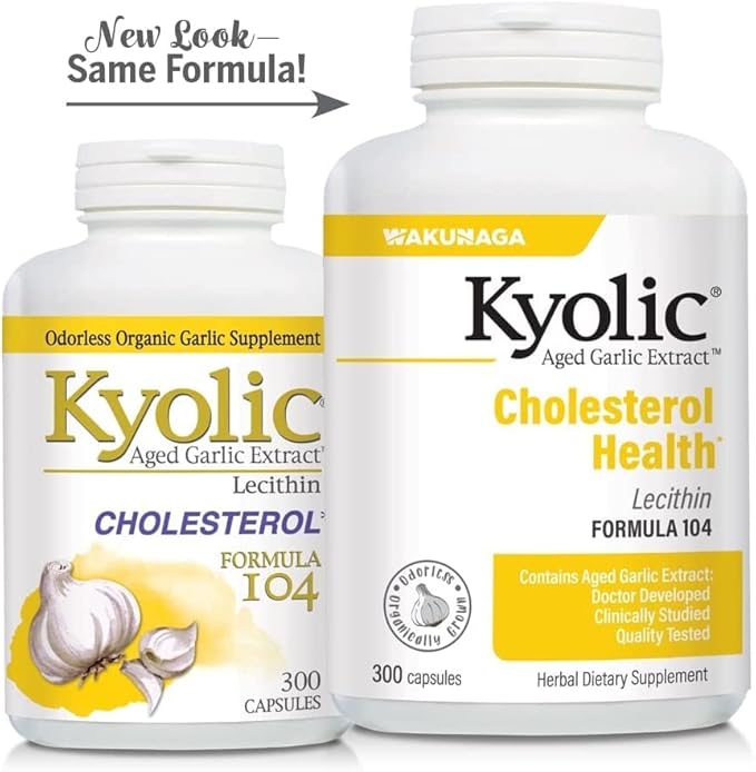 Kyolic #104 Garlic Extract With Lecithn 300 cap