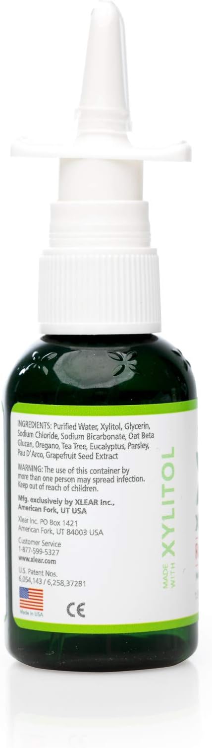 Xlear Rescue Nasal Spray with Xylitol, 3)
