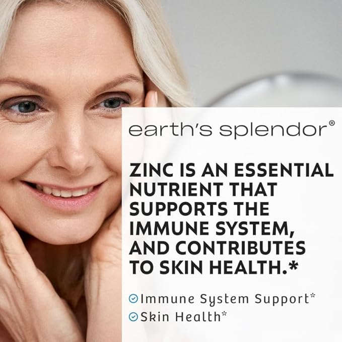 Earth's Splendor Immune Support Dietary Supplements, 50mg, Helps (100 Tablets)