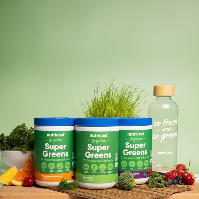 Nutricost Organic Super Greens Powder (30 Servings) (30 Servings,