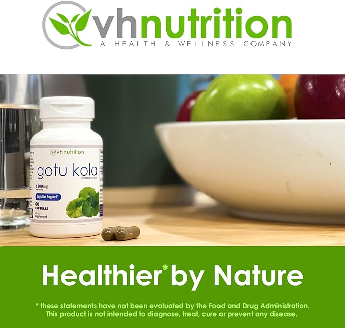 VH Nutrition GOTU KOLA 1300mg Centella 60 Capsules