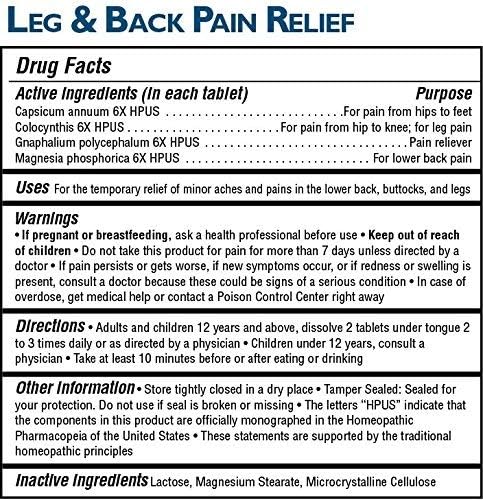 MagniLife Leg & Back Pain Relief, 125 Quick-Dissolve