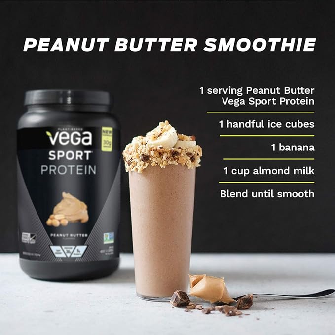 Vega Sport Protein Powder, Plant-Based Vegan (14 Servings)