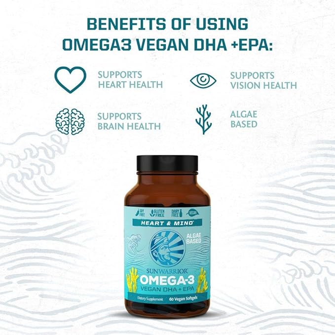Sunwarrior Vegan Omega 3 DHA & (60 Count)
