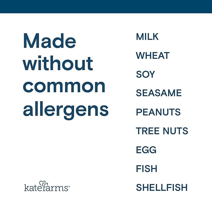 KATE FARMS Organic 1.4 High Calorie 20g Protein, 27 Vitamins 11 oz (12 Pack)