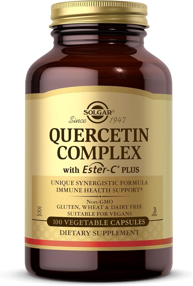 Solgar Quercetin Complex with Ester-C Plus, 100 Vegetable