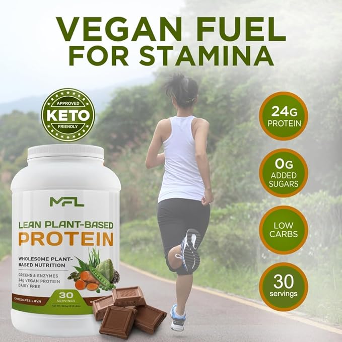 MFL Vegan, Plant-Based Protein Powder l 2.12 lbs