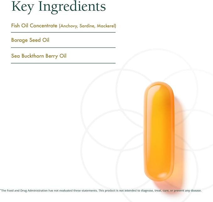Natura Health Products Complete Omega Essentials Supplement 3, 6, 6, 7, 7, & 9 Fatty (120 softgels)