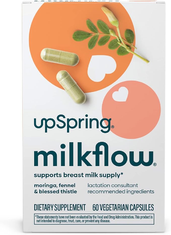 UpSpring Milkflow Breastfeeding Supplement Capsules 60 Capsules