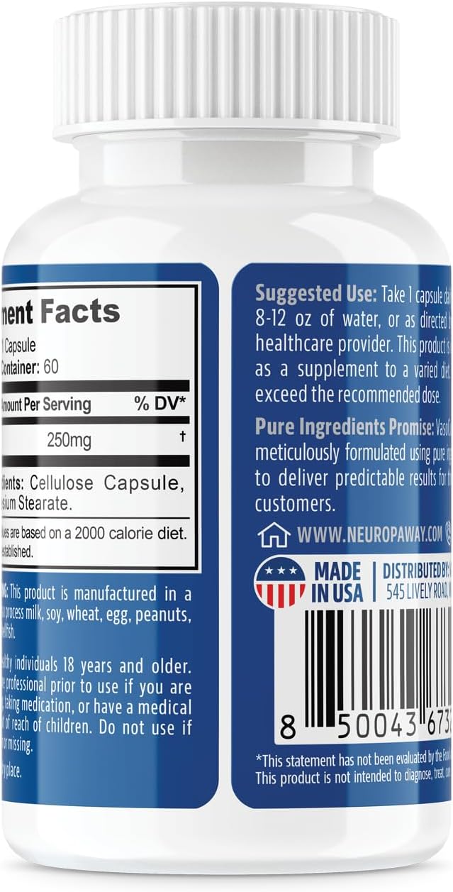 NeuropAWAY Elements Pterostilbene (60 250mg Acid