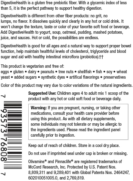 DigestiveHealth Prebiotic Fiber Boost Supplement 11.7g