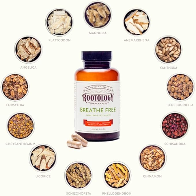 Rootology Breathe Free 120 Capsules…